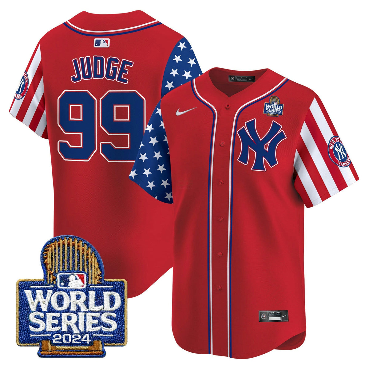 MLB New York Yankees Men’s American Style 2024 World Series Vapor Premier Limited Jersey V2