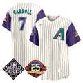 MLB Men’s Arizona 2023 World Series Patch Throwback Jersey - 2023 World Series Patch
