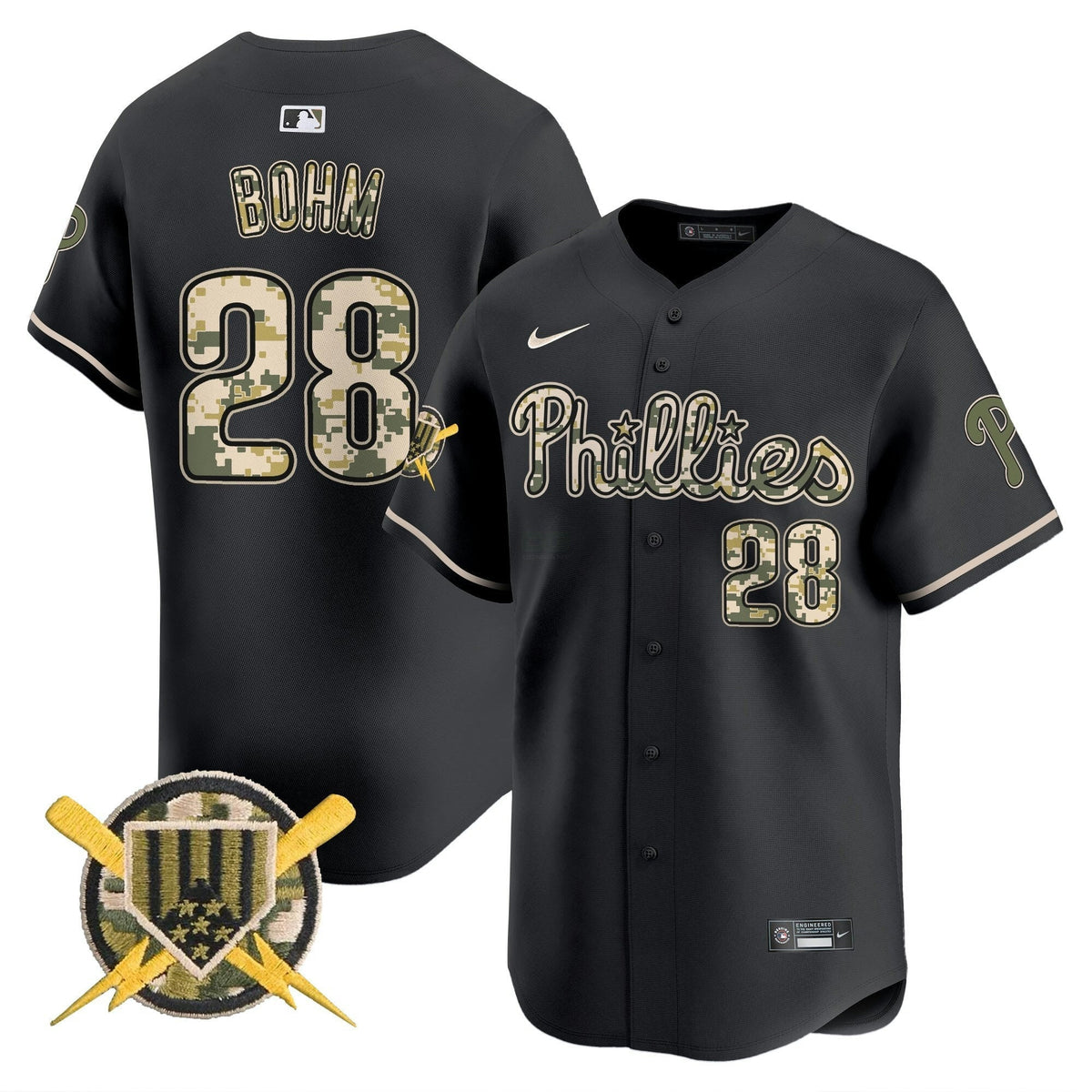MLB Philadelphia Phillies Men’s Armed Forces Day Vapor Premier Limited Jersey