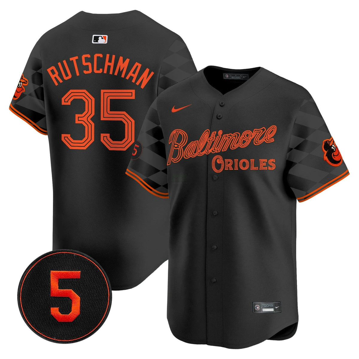 MLB Men’s Baltimore City Light Vapor Premier Limited Jersey