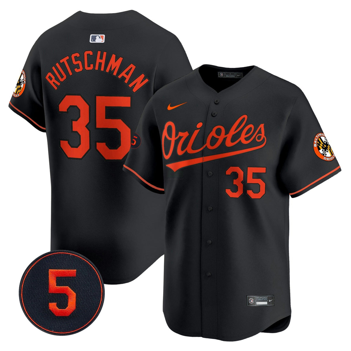 MLB Men’s Baltimore Robinson Patch Vapor Premier Limited Jersey