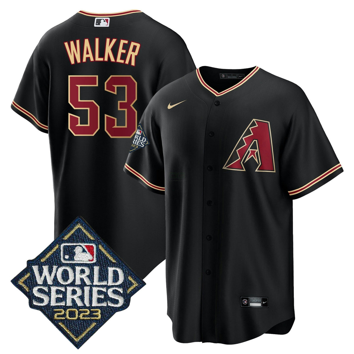MLB Men’s Black 2023 World Series Jersey