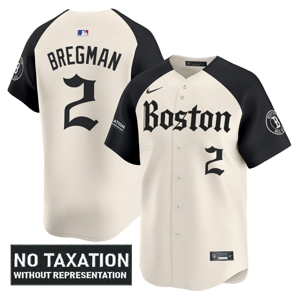 MLB Men’s Boston ‘Retro Newspaper Edition’ Vapor Premier Limited Jersey