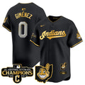 MLB Men’s Cleveland Indians 2024 AL Central Division Champions Vapor Premier Limited Jersey