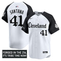 MLB Men’s Cleveland Indians ‘Gothic Iron Edition’ Vapor Premier Limited Jersey