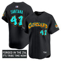 MLB Men’s Cleveland Indians ‘Graffiti 216 Ink Edition’ Vapor Premier Limited Jersey