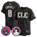 MLB Men’s Cleveland Larry Doby Patch City Connect Vapor Premier Limited Jersey