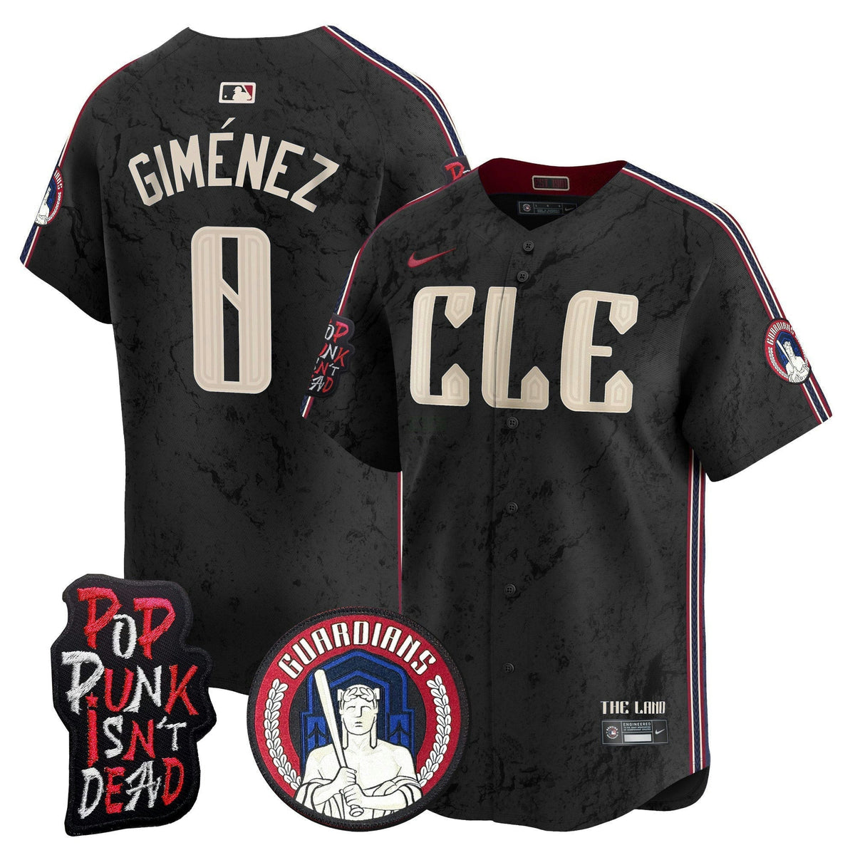 MLB Men’s Cleveland MGK Patch Vapor Premier Limited Jersey