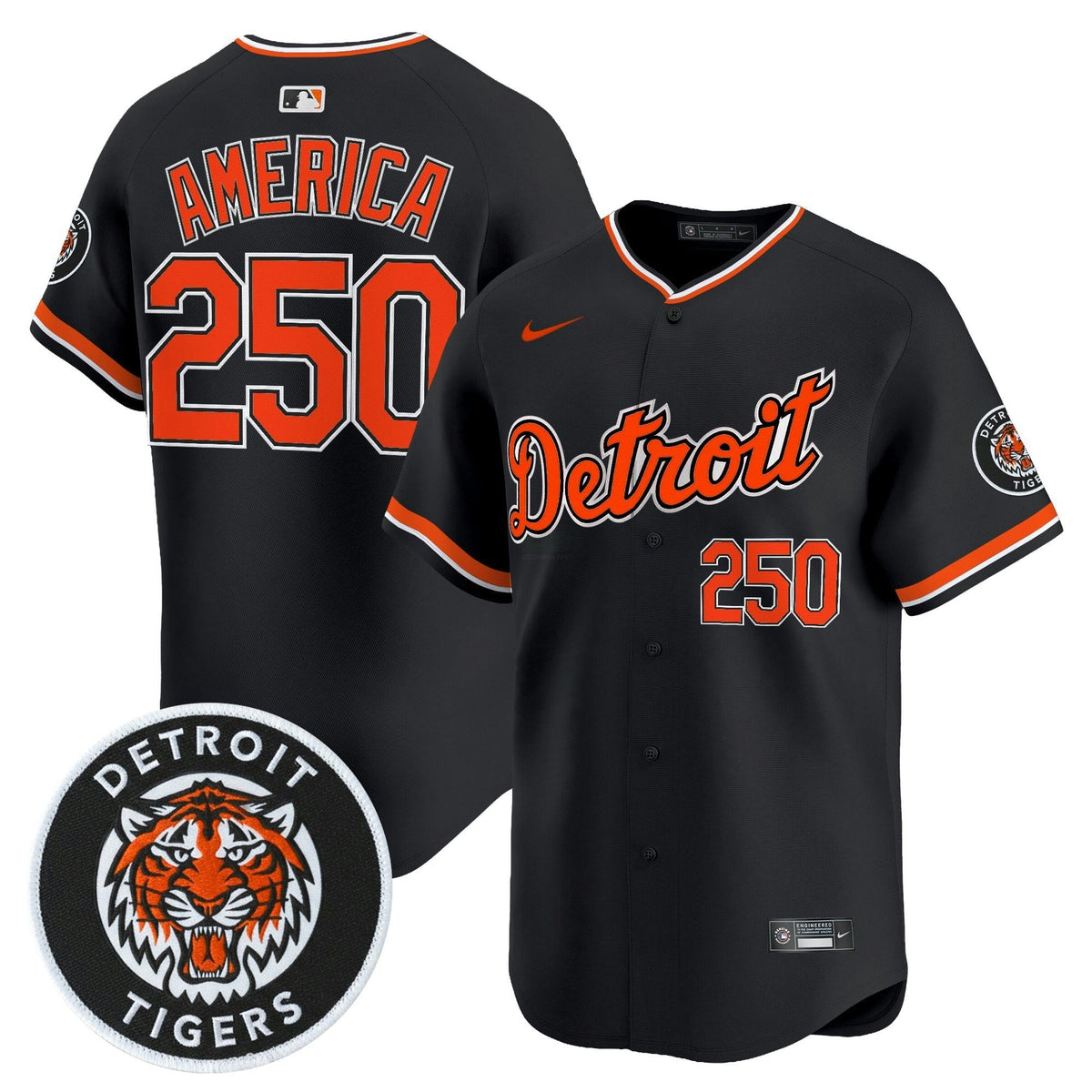 MLB Men’s Detroit 2026 Alternate Vapor Premier Limited Jersey