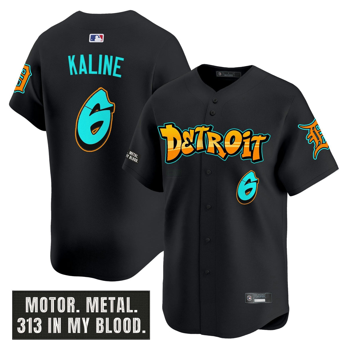 MLB Men’s Detroit ‘Graffiti Motor City Edition’ Vapor Premier Limited Jersey