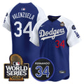 MLB Men’s Fernando Memorial & 2024 World Series Patch Vapor Premier Limited Jersey V2