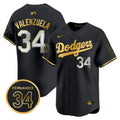 MLB Men’s Fernando Valenzuela Memorial Patch Vapor Premier Limited Jersey