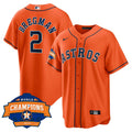 MLB Men’s Houston Alternate 2022 World Series Champions Patch Limited Jersey