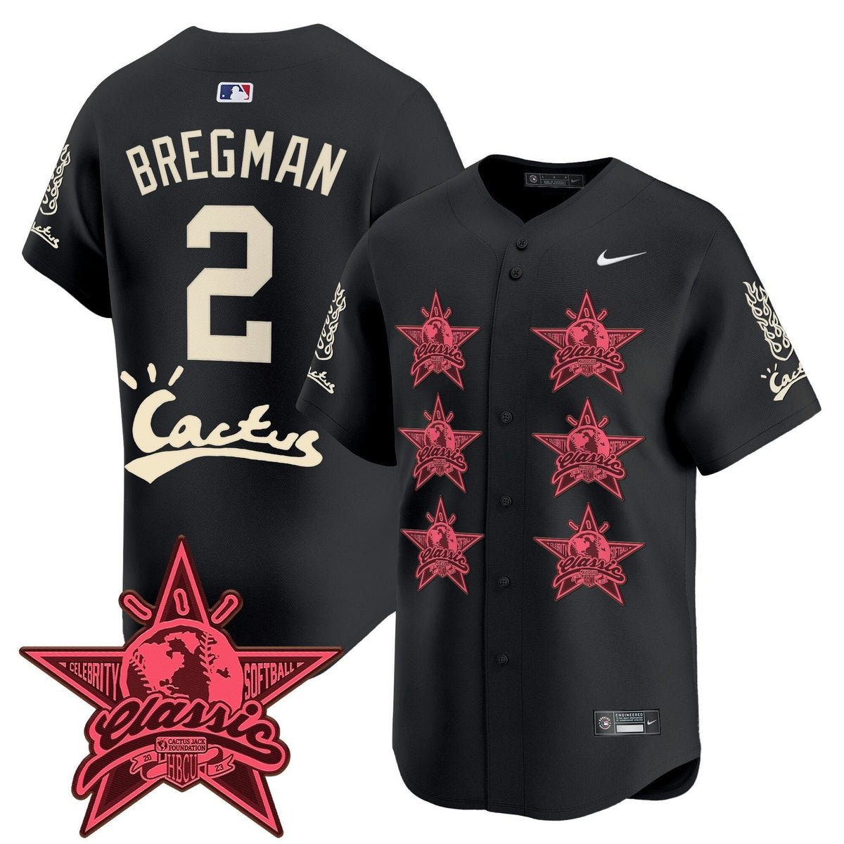 MLB Men’s Houston Cactus Jack 2025 Vapor Premier Limited Jersey V2