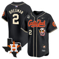 MLB Men’s Houston Cactus Jack Patch Vapor Premier Limited Jersey V6 – Stitched
