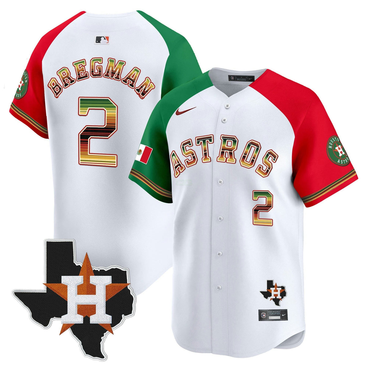 MLB Men’s Houston Mexico Traditional Style Vapor Premier Limited Jersey