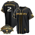 MLB Men’s Houston Space City 2022 World Series Champions Patch Limited Jersey