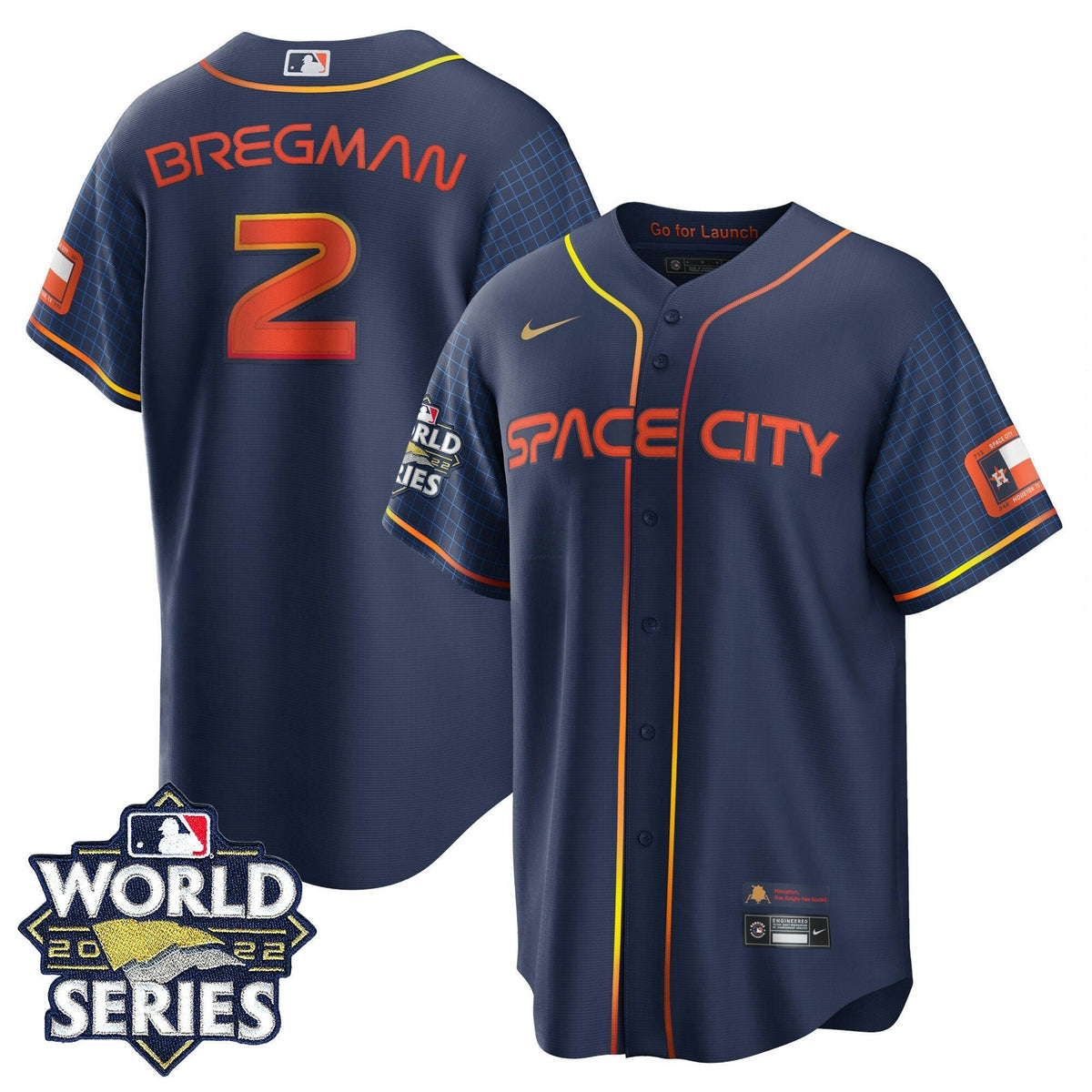 MLB Men’s Houston Space City 2022 World Series Jersey