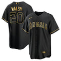 MLB Los Angeles Angels Men’s Los Angeles Black Limited & Gold Jersey