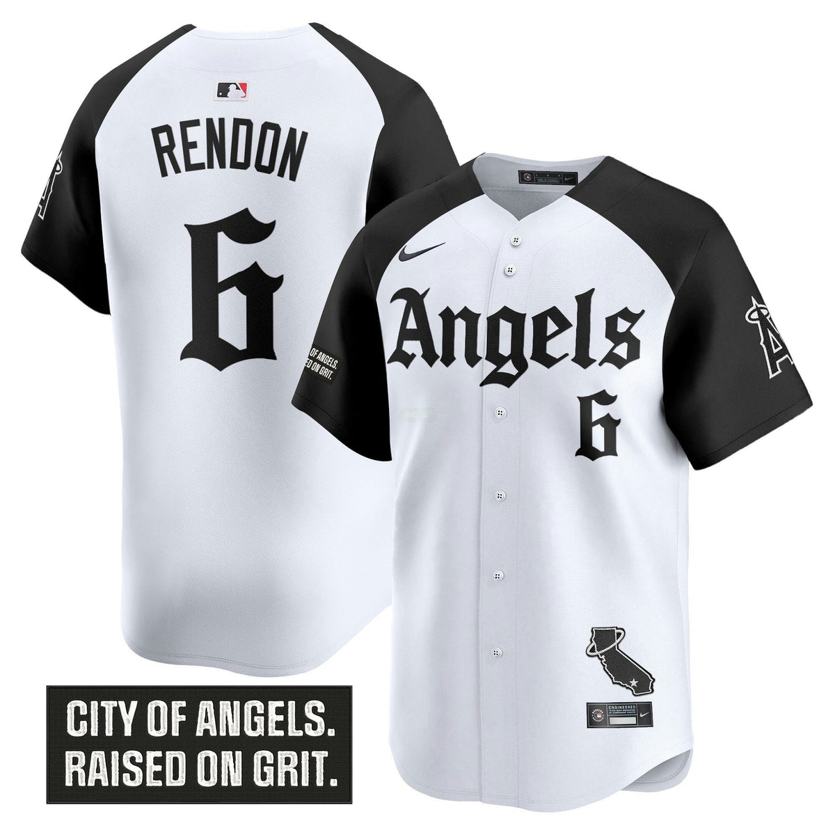 MLB Men’s Los Angeles ‘Gothic Halo Edition’ Vapor Premier Limited Jersey