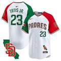 MLB San Diego Padres Men’s Mexico California Patch Vapor Premier Limited Jersey V5