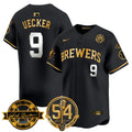 MLB Men’s Milwaukee ‘Bob Uecker – 54 Seasons for ’ Vapor Premier Limited Jersey