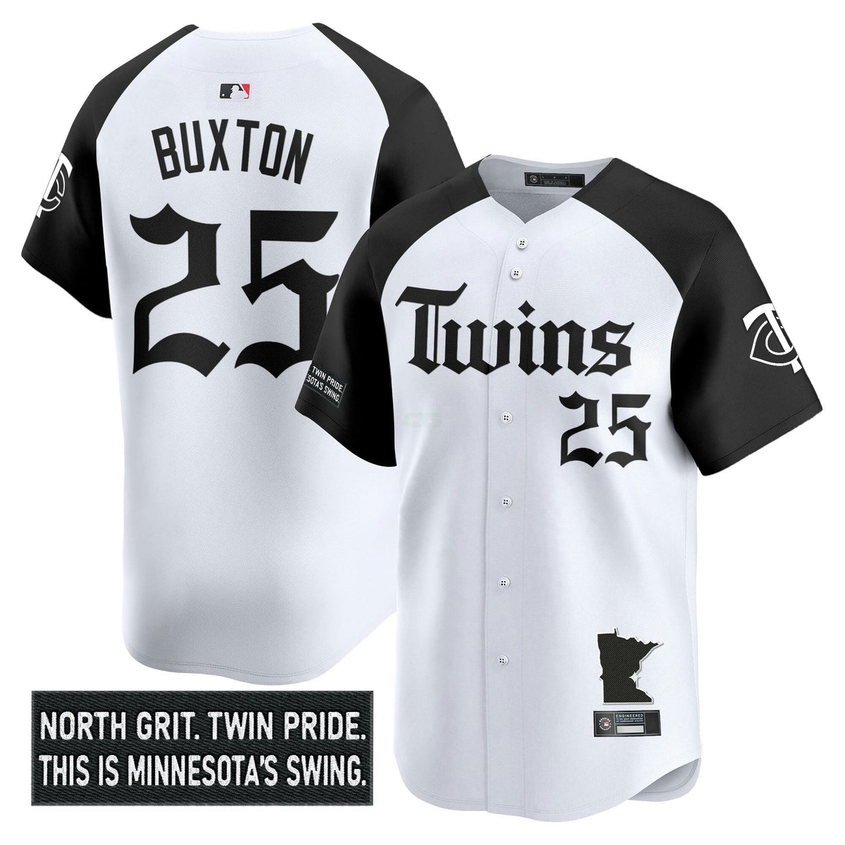 MLB Men’s Minnesota ‘Gothic North Edition’ Vapor Premier Limited Jersey V2