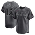 MLB Men’s New York 2024 City Connect Vapor Premier Limited Jersey – Graphite