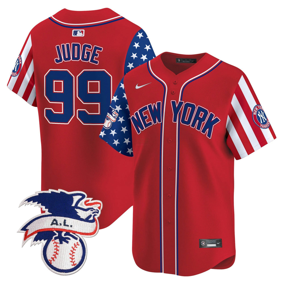MLB Men’s New York 2024 Fourth of July Vapor Premier Limited Jersey V6