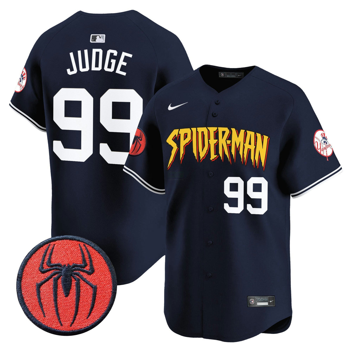 MLB Men’s New York Spider-Man Vapor Premier Limited Jersey