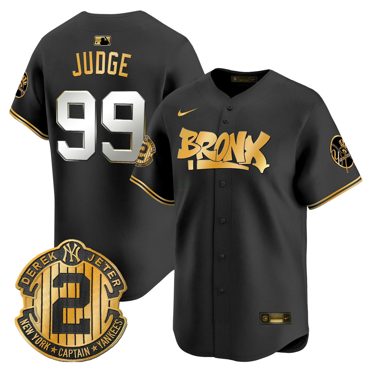 MLB Men’s New York The Bronx Graffiti Vapor Premier Limited Jersey V6