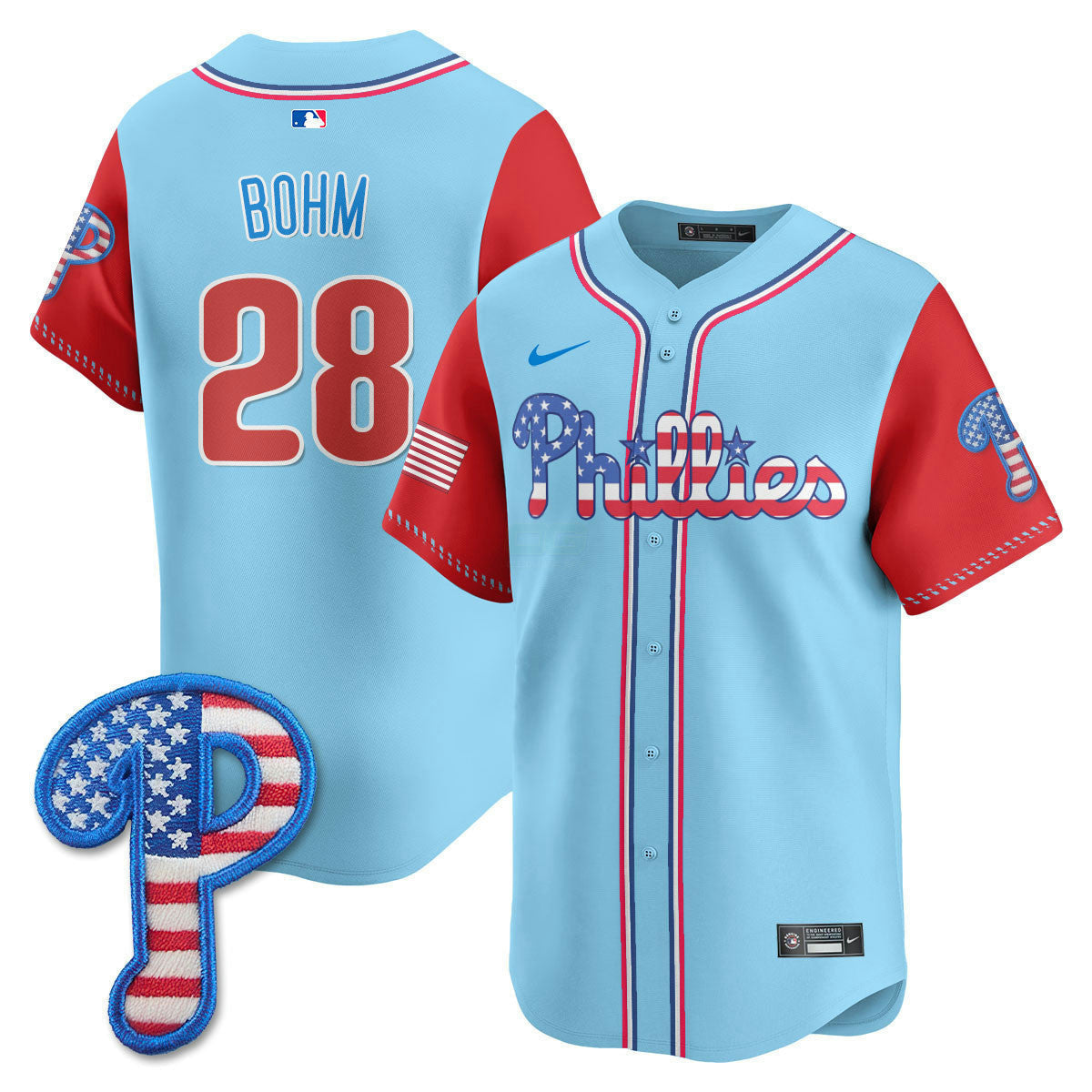 MLB Men’s Philadelphia 2025 Fourth of July Vapor Premier Limited Jersey