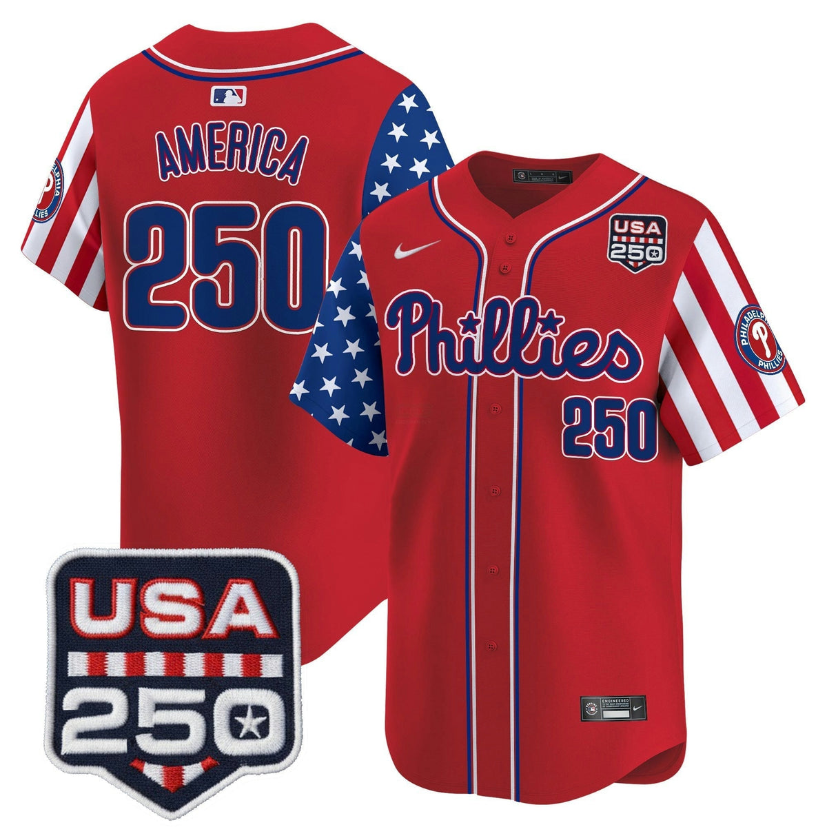 MLB Men’s Philadelphia America250 Edition Vapor Premier Limited Jersey