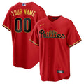 MLB Men’s Philadelphia Gold Trim Jersey - Custom