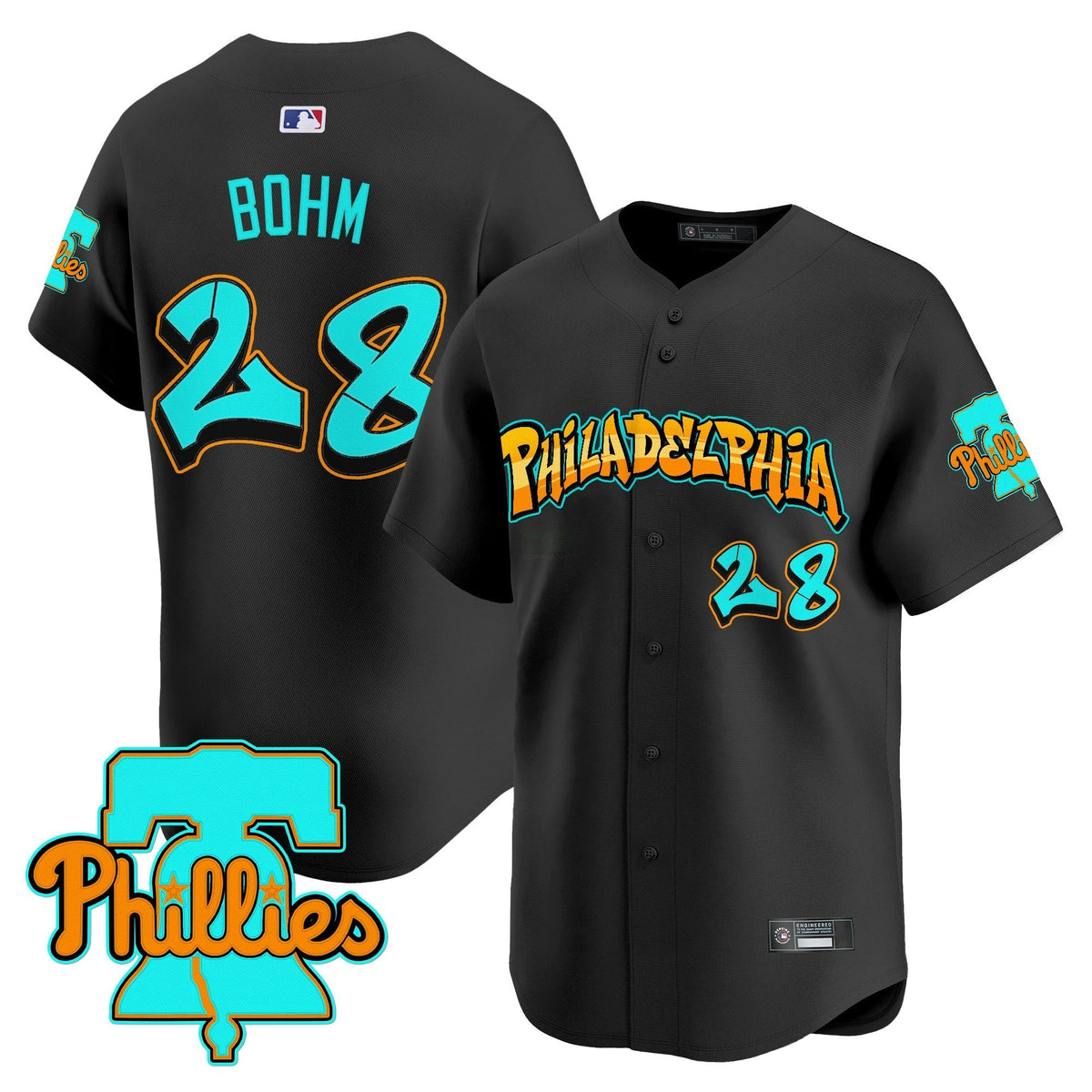 MLB Men’s Philadelphia ‘Graffiti Broad Street Edition’ Vapor Premier Limited Jersey