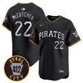 MLB Men’s Pittsburgh 412 Patch Vapor Premier Limited Jersey V6