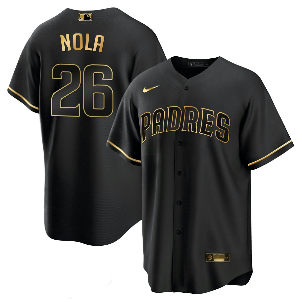 MLB Men’s San Diego Black Limited & Gold Jersey