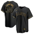 MLB Men’s San Francisco Black Limited & Gold Jersey