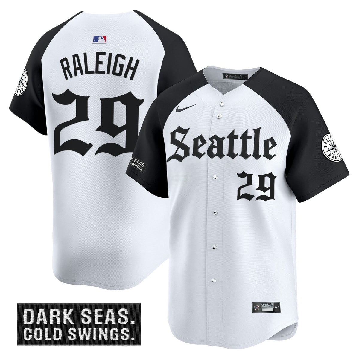 MLB Men’s Seattle ‘Deep Sea Gothic Edition’ Vapor Premier Limited Jersey