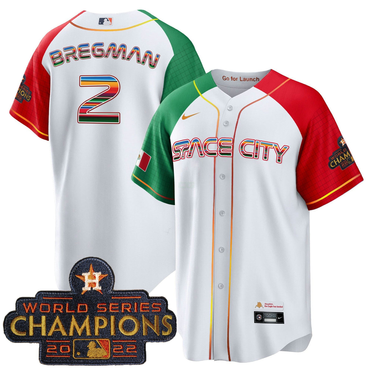 MLB Men’s Space City Mexico Cool Base Jersey