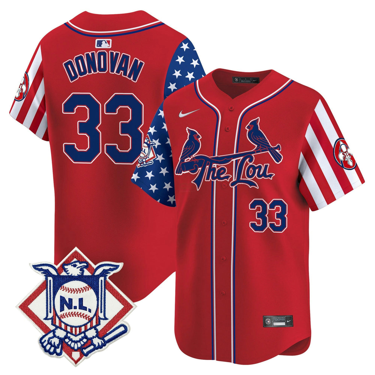 MLB Men’s St. Louis 2024 Fourth of July Vapor Premier Limited Jersey