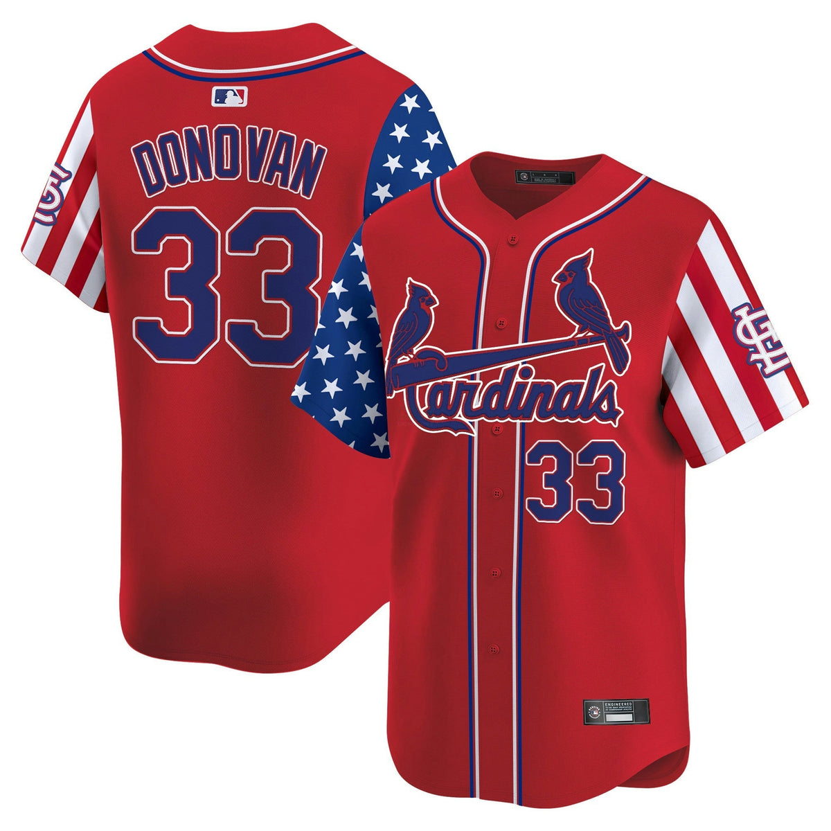 MLB Men’s St. Louis 2025 Independence Day Vapor Premier Limited Jersey V2