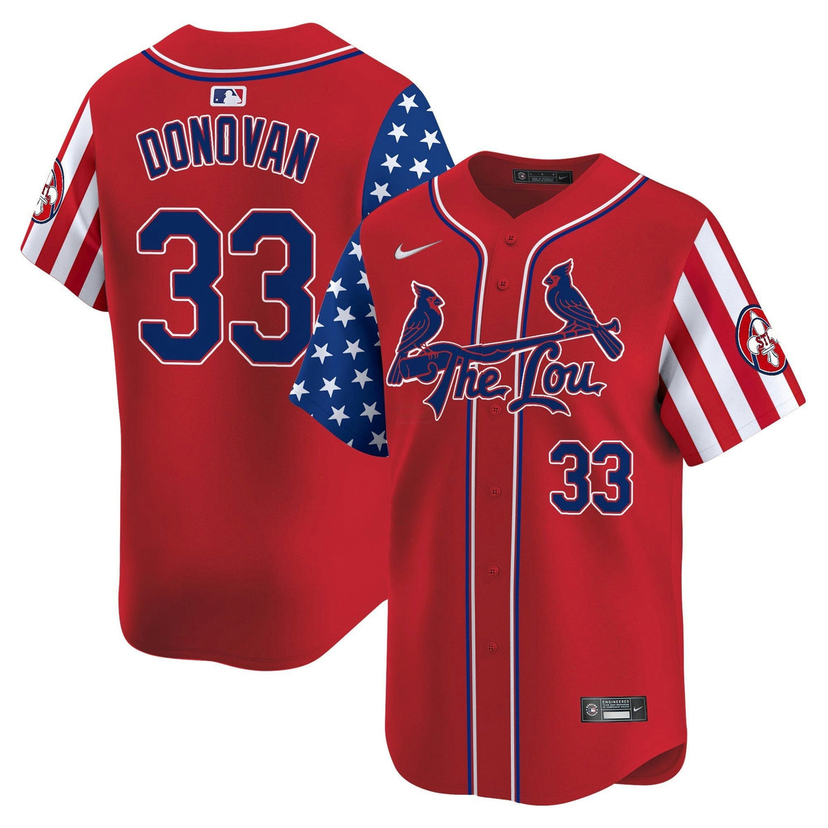 MLB Men’s St. Louis 2025 Independence Day Vapor Premier Limited Jersey