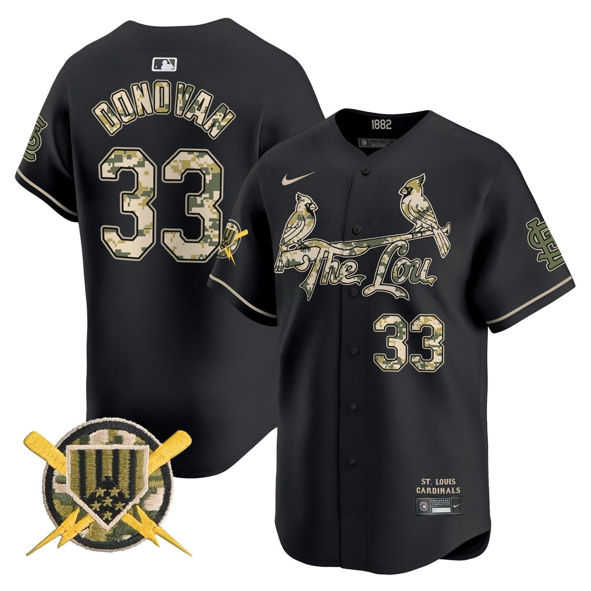 MLB Men’s St. Louis Armed Forces Day Vapor Premier Limited Jersey