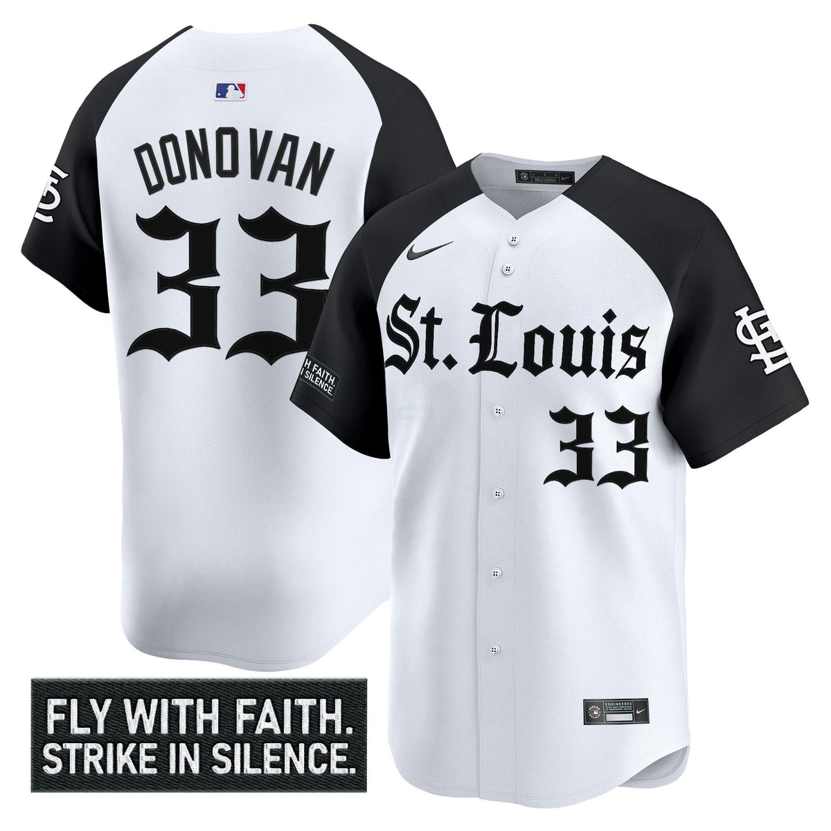 MLB Men’s St. Louis ‘Gothic Legacy Edition’ Vapor Premier Limited Jersey