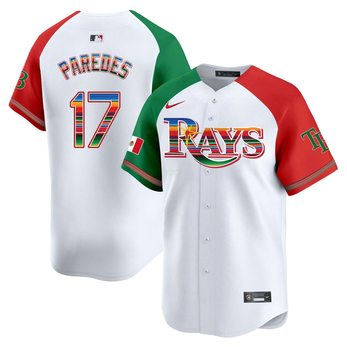 MLB Men’s Tampa Bay Mexico Vapor Premier Limited Jersey