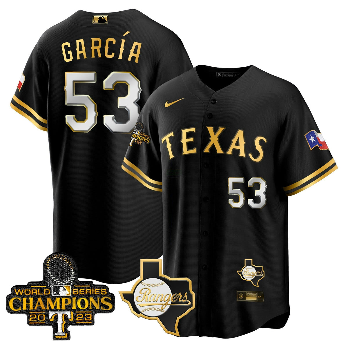 MLB Men’s Texas 2023 World Series Champions Cool Base Jersey V2