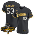 MLB Men’s Texas 2023 World Series Champions Gold Trim Vapor Premier Elite Jersey