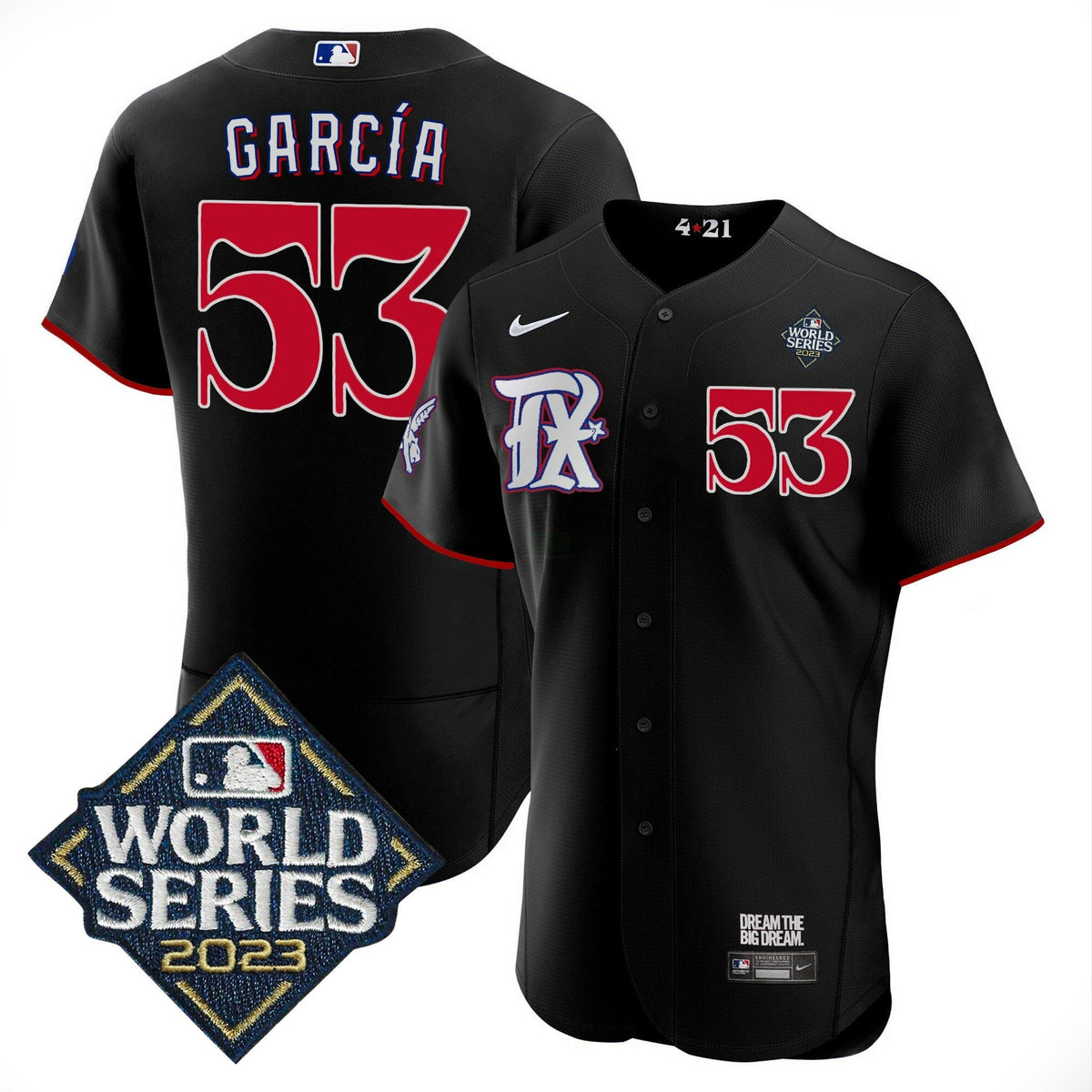 MLB Men’s Texas 2023 World Series City Connect Flex Base Jersey