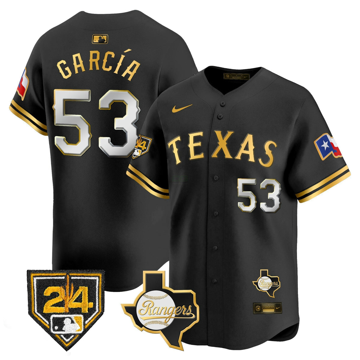 MLB Men’s Texas 2024 Spring Training Patch Vapor Premier Limited Jersey